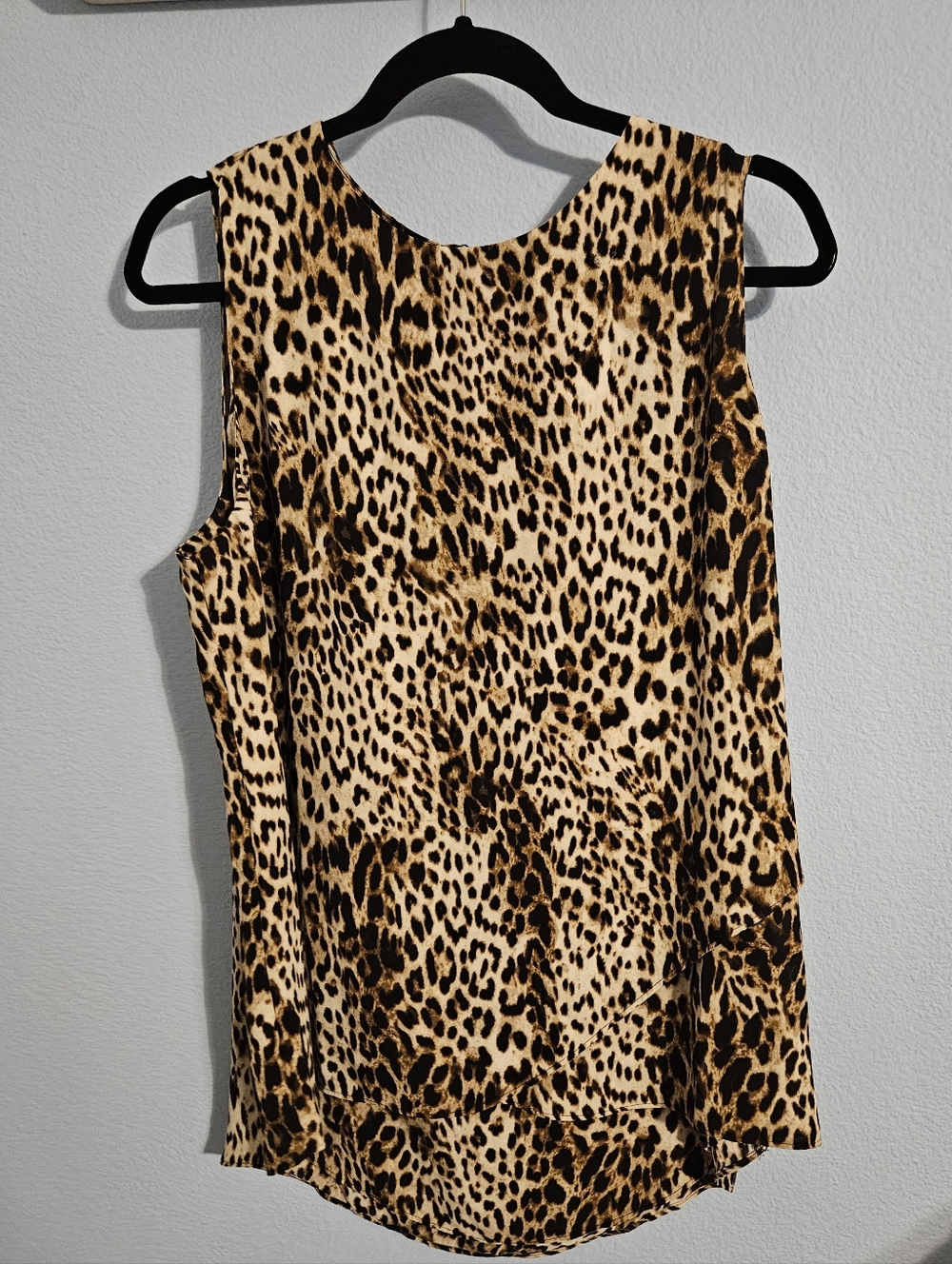 Chicos Leopard Print Sleeveless Women's Top